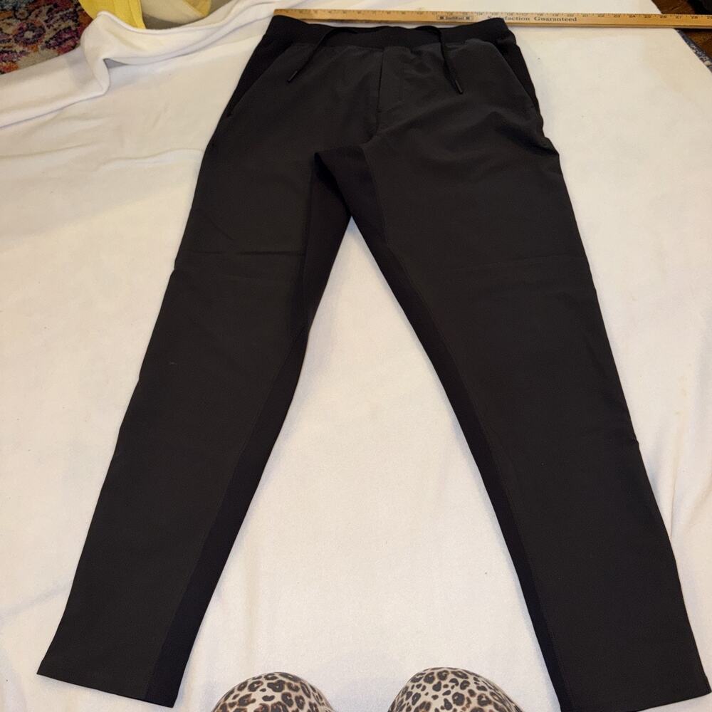 Lululemon Mens License To Train Pant Sz L Tall Black Active Jogger Gym Stretch